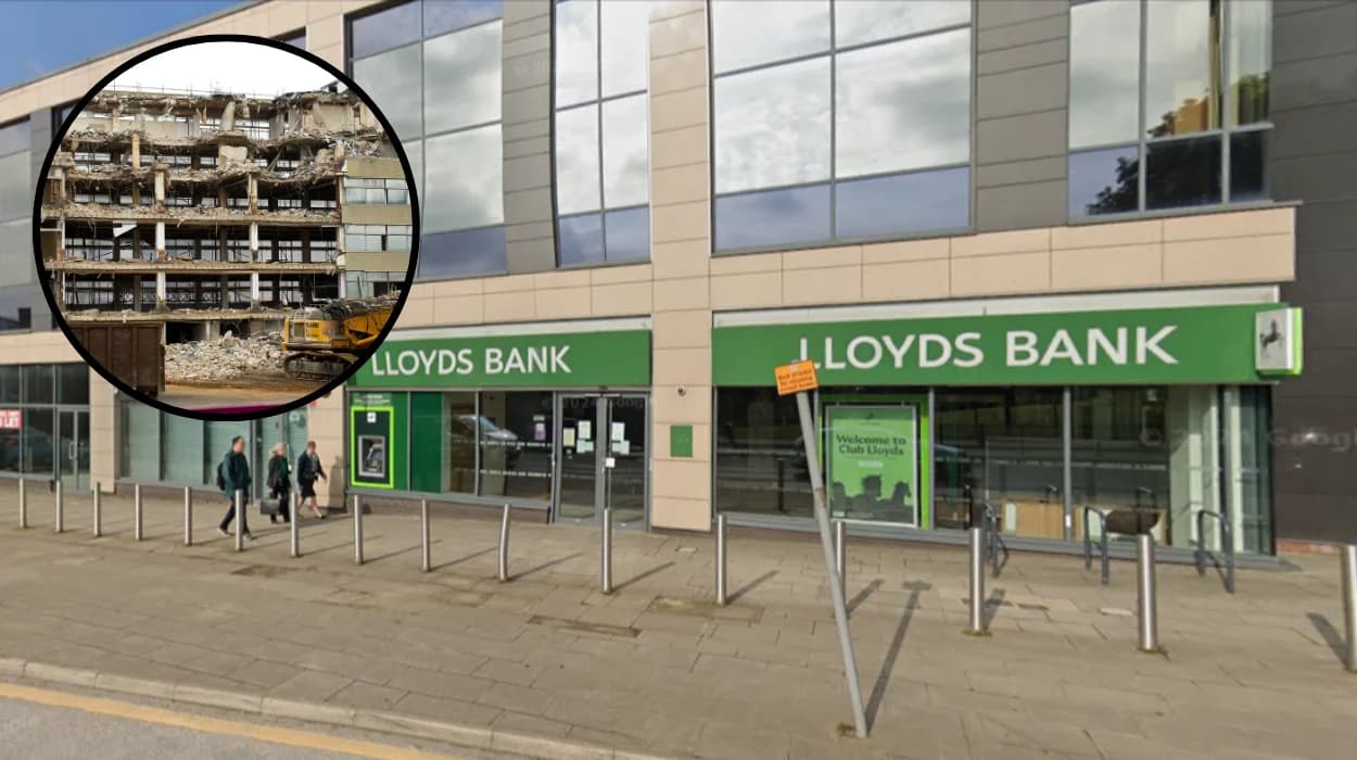 Demolished estates of Bolton town centre