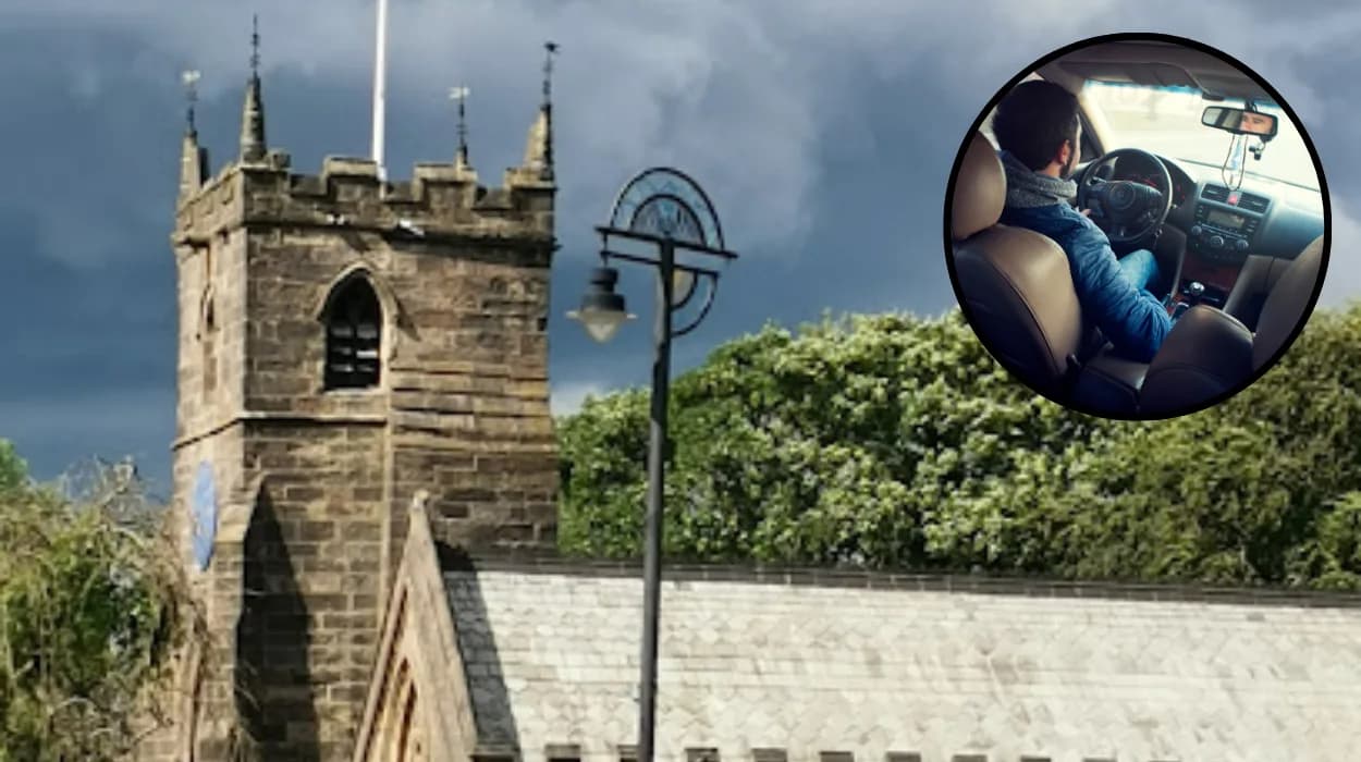 Driver flees after car hits takeaway in Chorley 