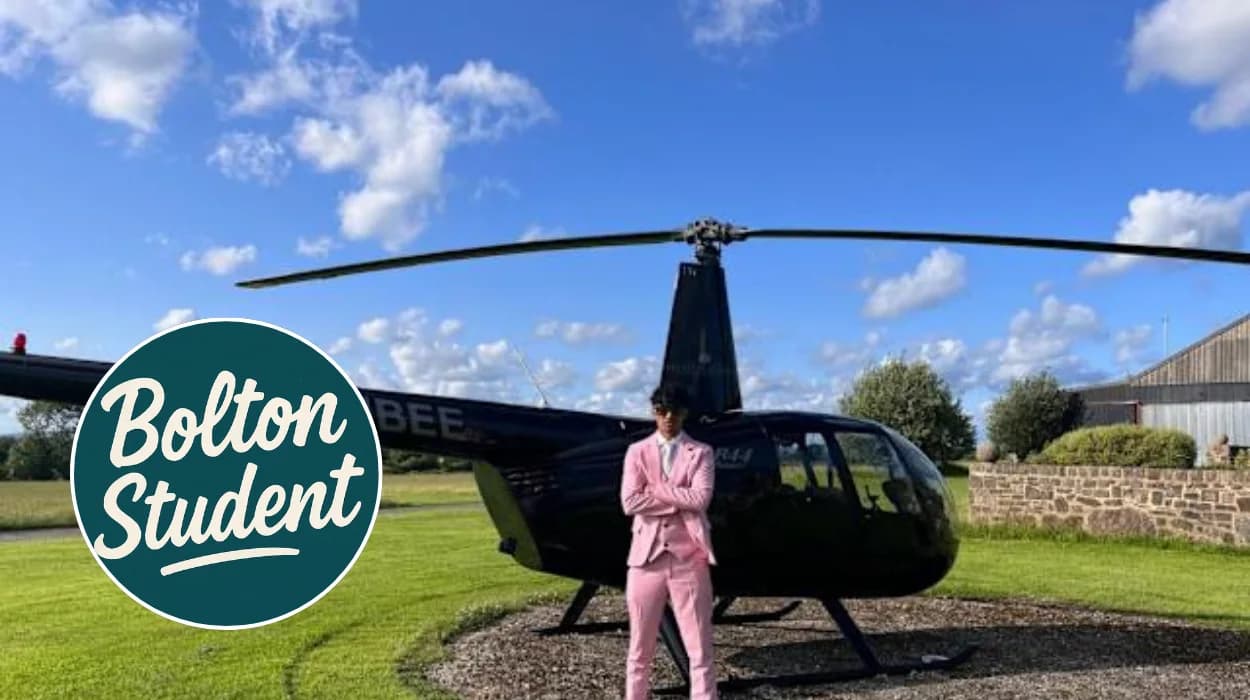 Bolton Student Arrives at Prom by Helicopter on July 2, 2025