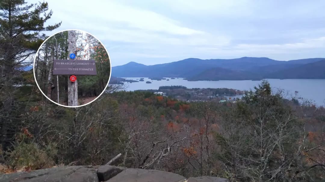 Easy Hike to Bradley's Lookout in Bolton Landing