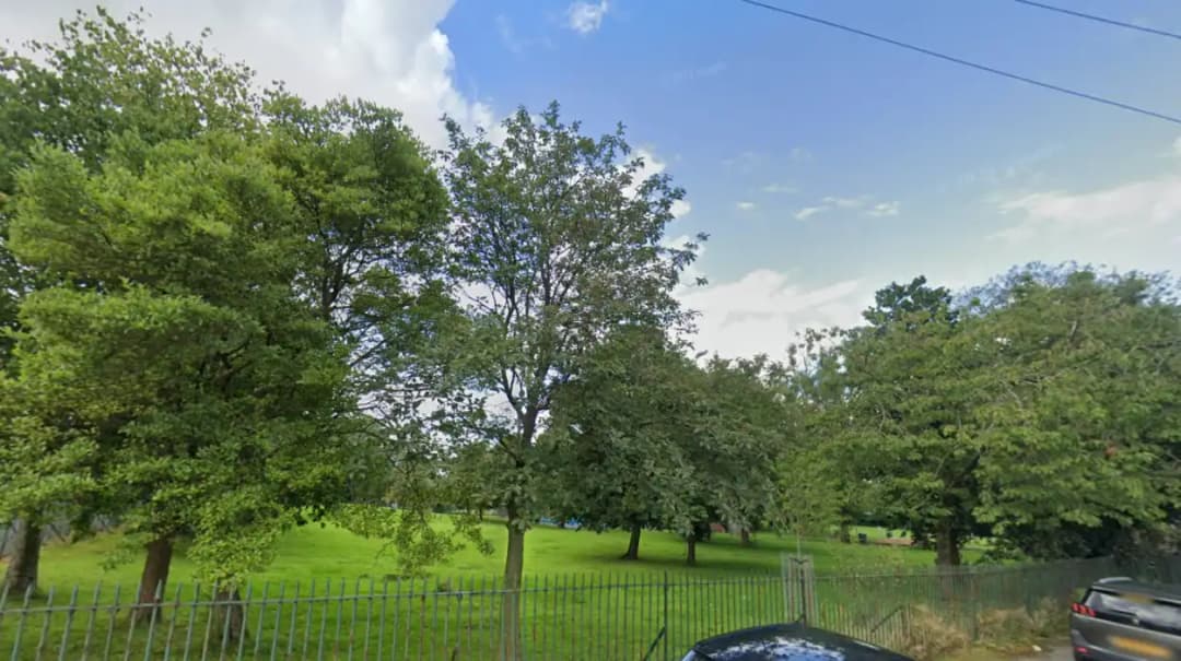 Travellers Set Up Camp on Sunnyside Park in Great Lever, Bolton
