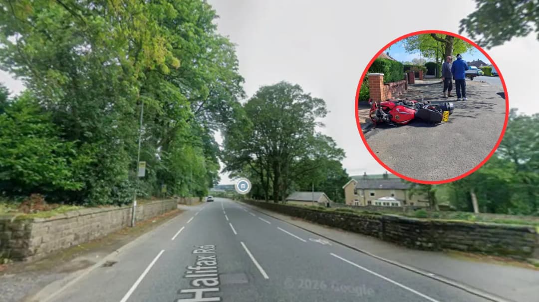 Motorcyclist Hospitalised in A58 Westhoughton Crash, Bolton 2026