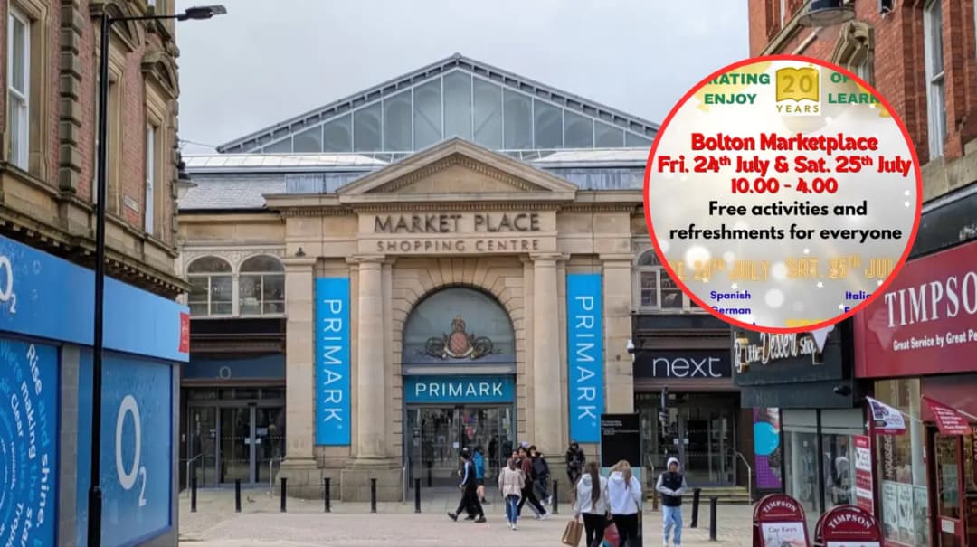 Enjoy Learning Marks 20 Years with Free Market Place Event, Bolton 2026