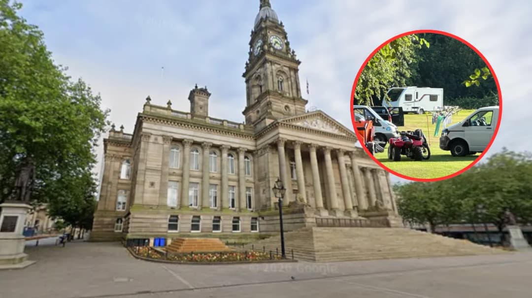 Traveller Encampment Refuses Order to Leave Moss Bank Park, Bolton 2026
