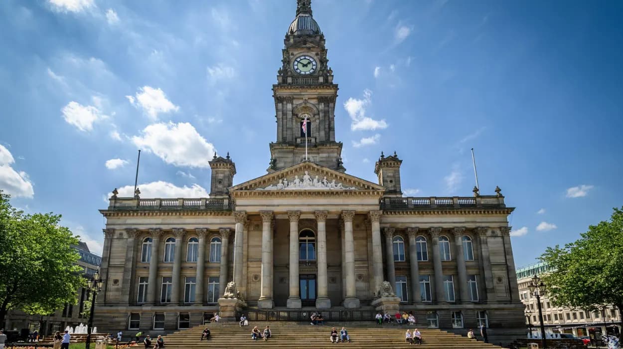 Bolton Town Hall, Parish Church and Historic Landmarks in Bolton
