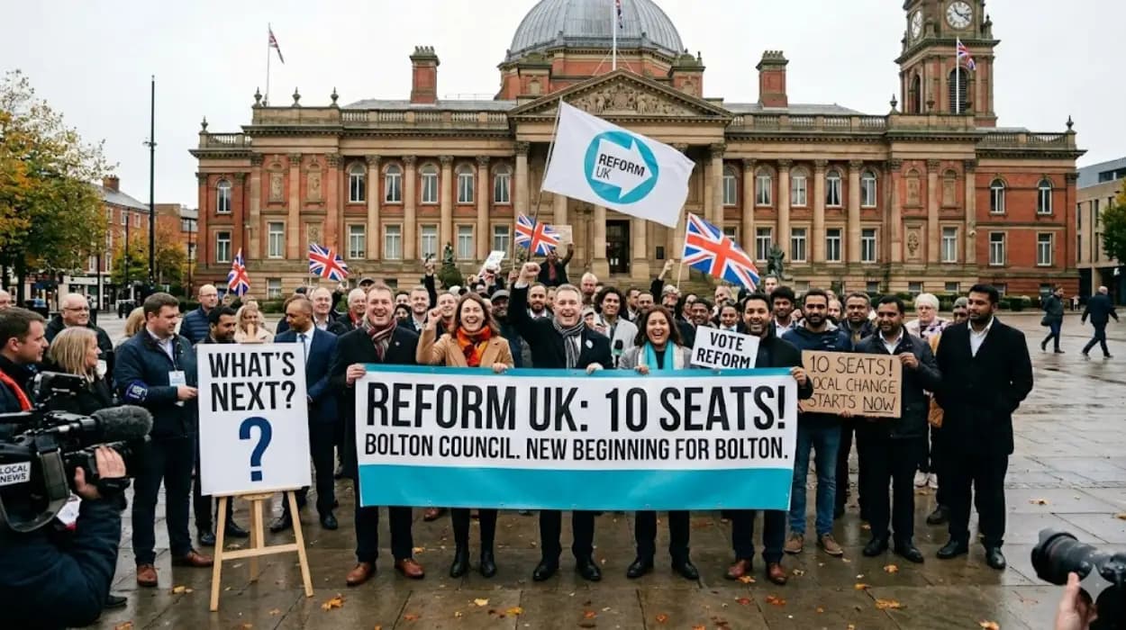 Reform UK Wins 10 Bolton Council Seats — But What Do They Plan to Do?